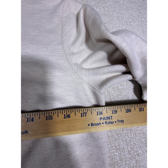 Nicoblue Womens Small Cream Blue 1/4 Zip Long Sleeve Pullover Casual Top Soft - Picture 6 of 10